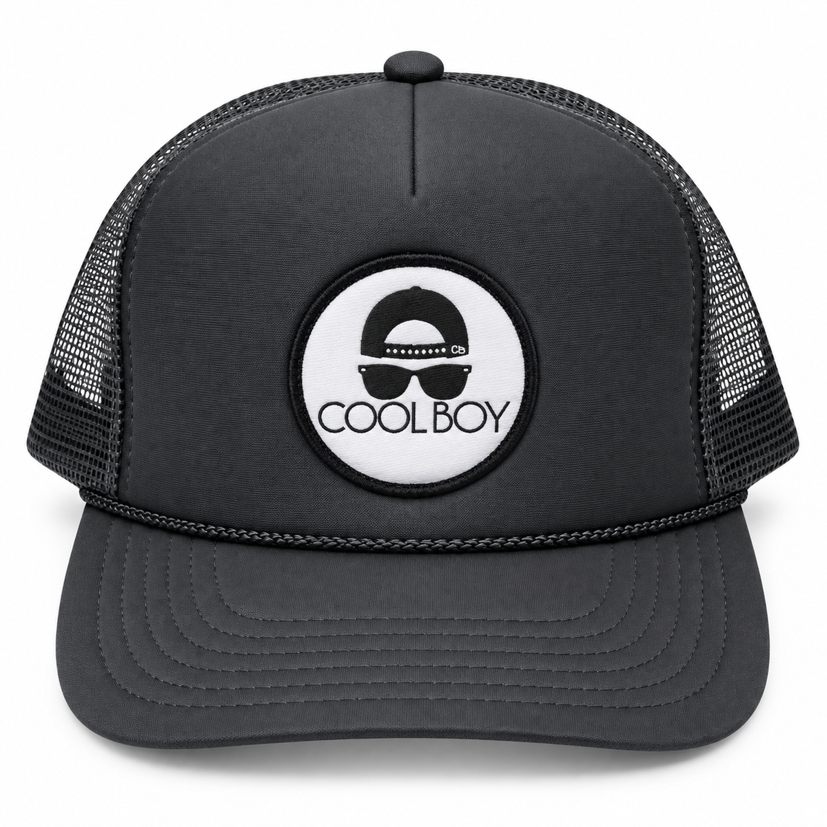 COOLBOY Black Trucker Hat
