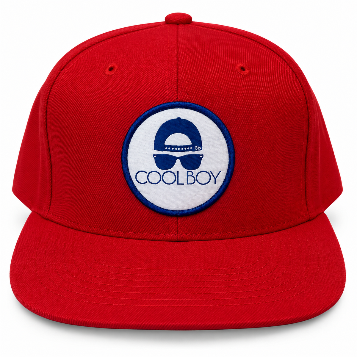 COOLBOY Red/Royal Blue Snapback Hat