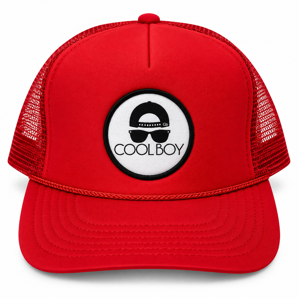 COOLBOY Red Trucker Hat