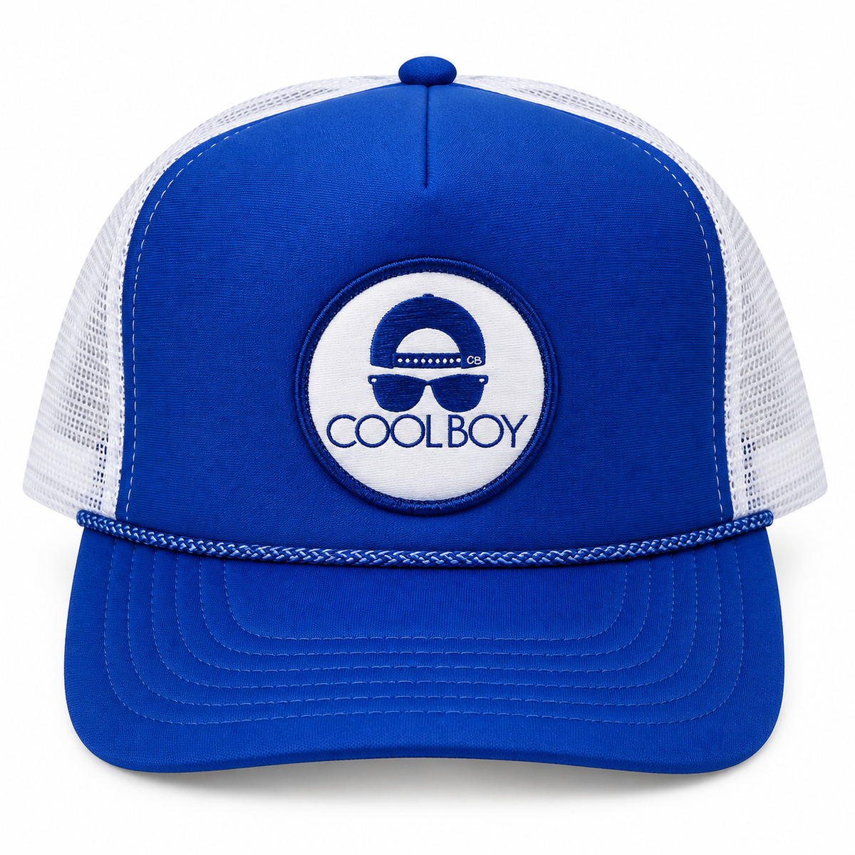 COOLBOY Royal Blue & White Trucker Hat